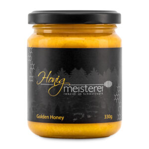 Golden Honey mit Kurkuma und Gewürzen im 330-g-Glas – Honigmeisterei