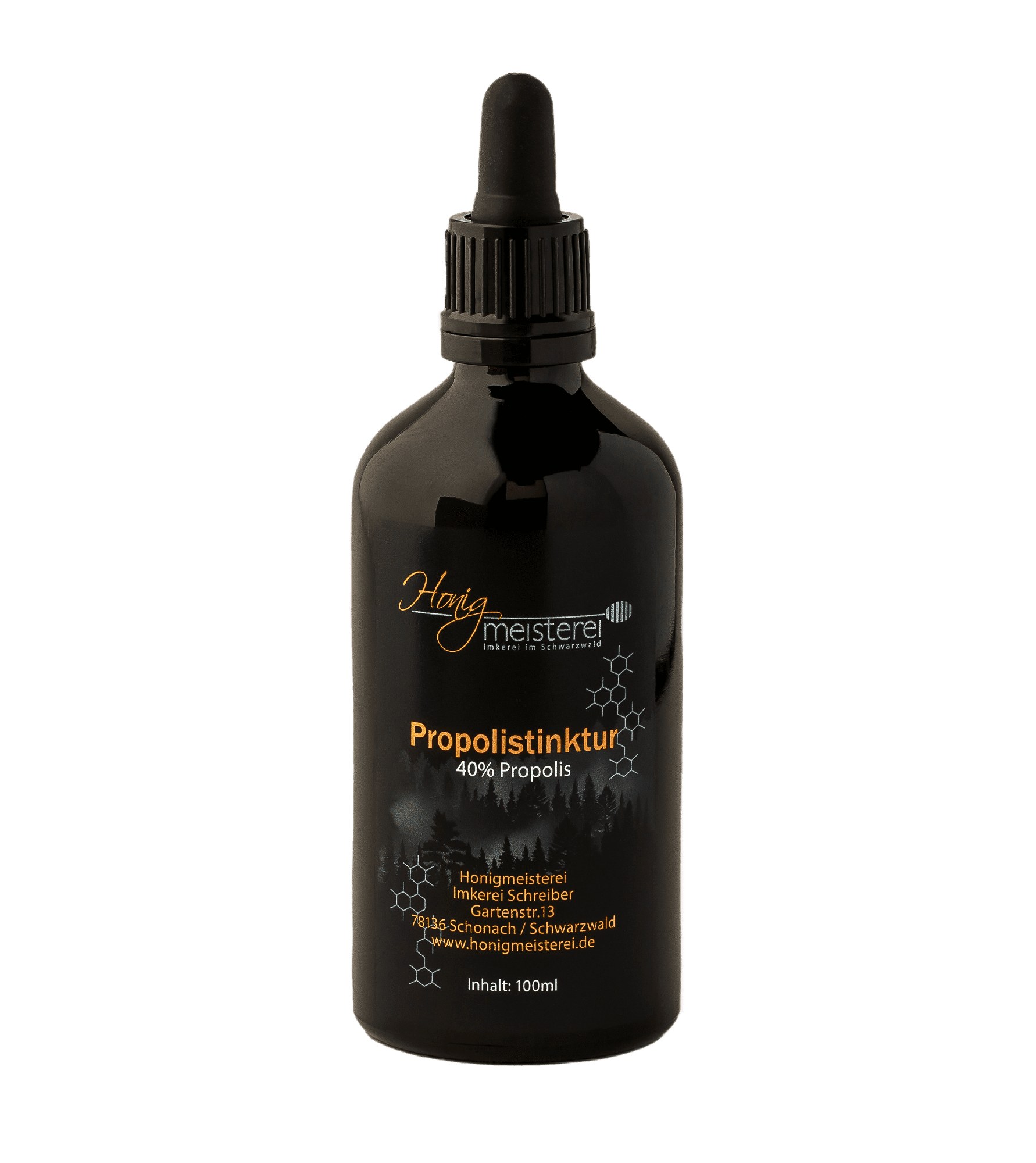 Propolis Tropfen 100ml mit Pipette Propolis-Tropfen 40 % in der 100-ml-Flasche mit Pipette